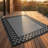 9x18 FT Black and Gray Reversible Outdoor Rug, Waterproof Plastic Straw Patio Carpet, Portable Collapsible Fade-Proof Weather Resistant Mat for Camping Deck Porch RV Beach-688320079-688320078