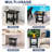 HDPE Waterproof Shower Stool – All-Weather Indoor/Outdoor Bench with Storage Shelf – Multipurpose Leg Shaving Seat & Side Table-1962831157
