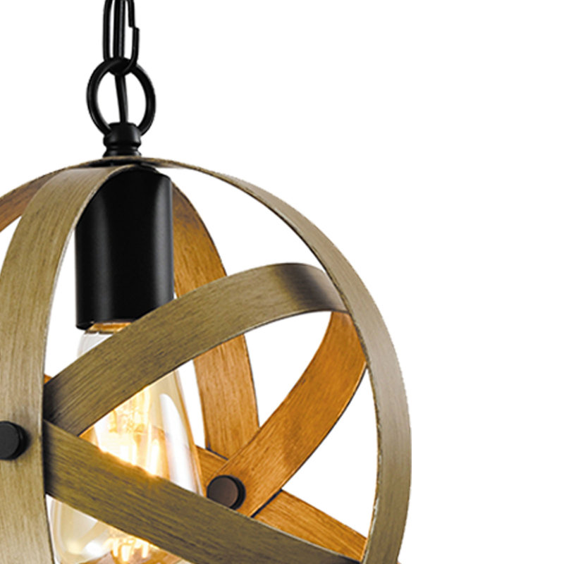 Luminaire suspendu sphère 1 lumière Rowling
