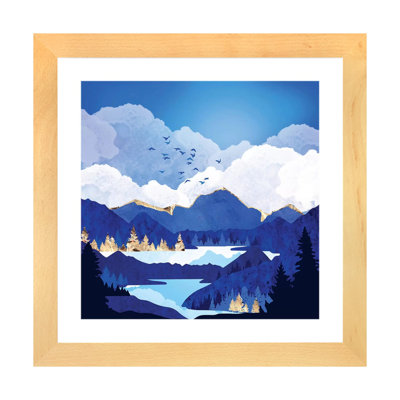 «Blue Lake», reproduction d'impression