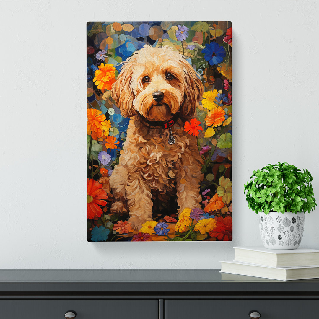 Cockapoo Informel No.2 - Wrapped Canvas