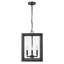 Lanterne suspendue d'extérieur 1 lumière H 18 po Isiah