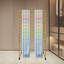 10-Tier Freestanding Metal Scarf Holder Display Rack Organizer