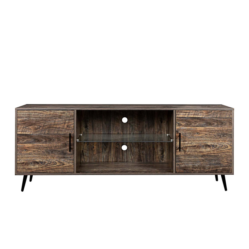 Meuble télé avec meuble télé Mid-Century, Espresso