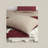 Luxurious Faux Suede Bedding Sets, Red Polyester, Transitional Home Decor