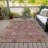 Machine Washable Indoor/Outdoor Xhevrie Pink Rug-111939919
