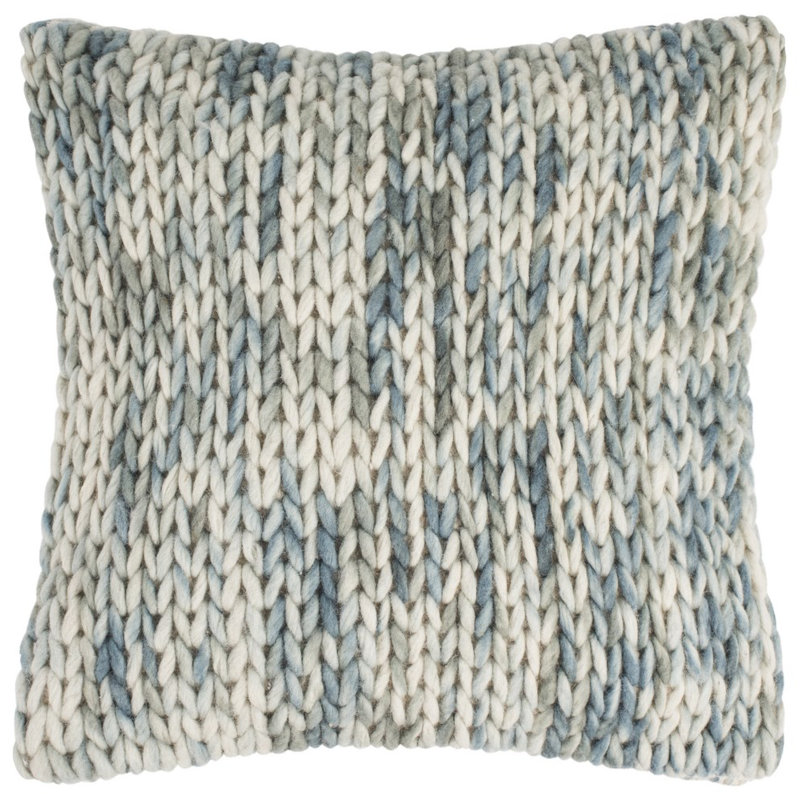 Flint Wool Throw Pillow