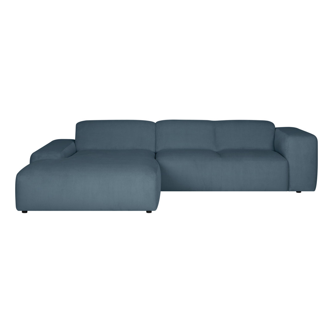 Ecksofa Chiodo - mittelgroßes Sofa Element - extra lange Chaise Longue