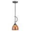Luminaire suspendu en forme de dôme à 1 lumière Gennadius-22981582-22981580
