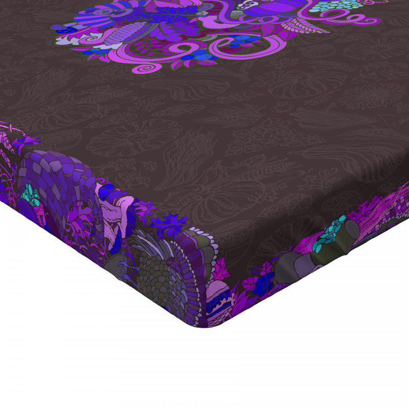 Drap-housse floral/floral, Drap-housse grand