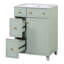 Armoire de meuble-lavabo 24 po avec lavabo en céramique, 2 tiroirs, 1 porte-313153176