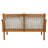 Outdoor Dining Set,Outdoor Loveseat & Coffee Table Set with Handwoven Rope-498037497