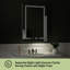 Armoire à pharmacie avec miroir et 3 tablettes réglables Camillah-399710710