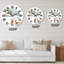 Winter Cottage With Two Deers - Horloge murale-60328088
