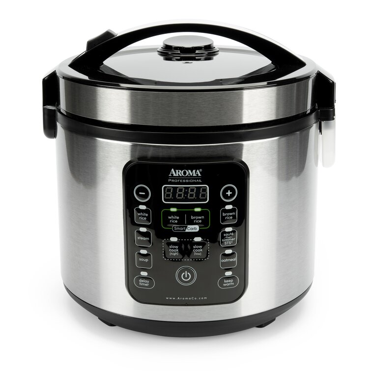 Aroma Housewares 20 Cup Cooked 10 cup uncooked Digital Rice Cooker, Slow  Cooker.