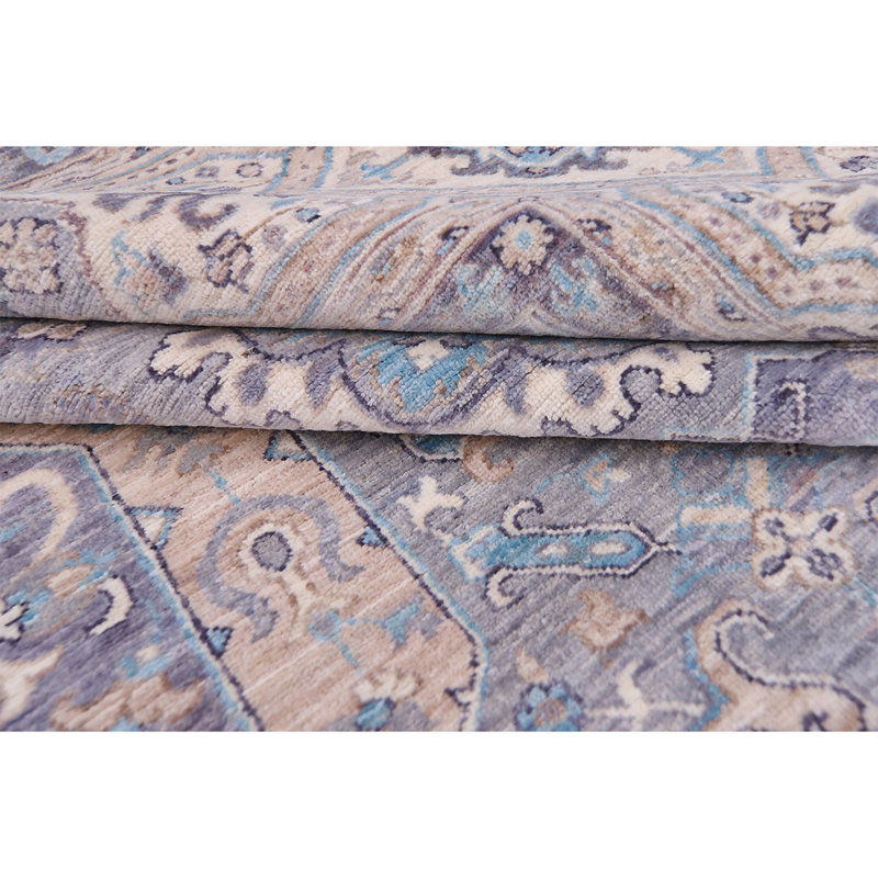 Ziegler 3000 Hand Knotted Wool Oriental Area Rug in Ivory