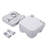 3 Gallons Portable Round Toilet for Camping Travel Outdoor/Indoor