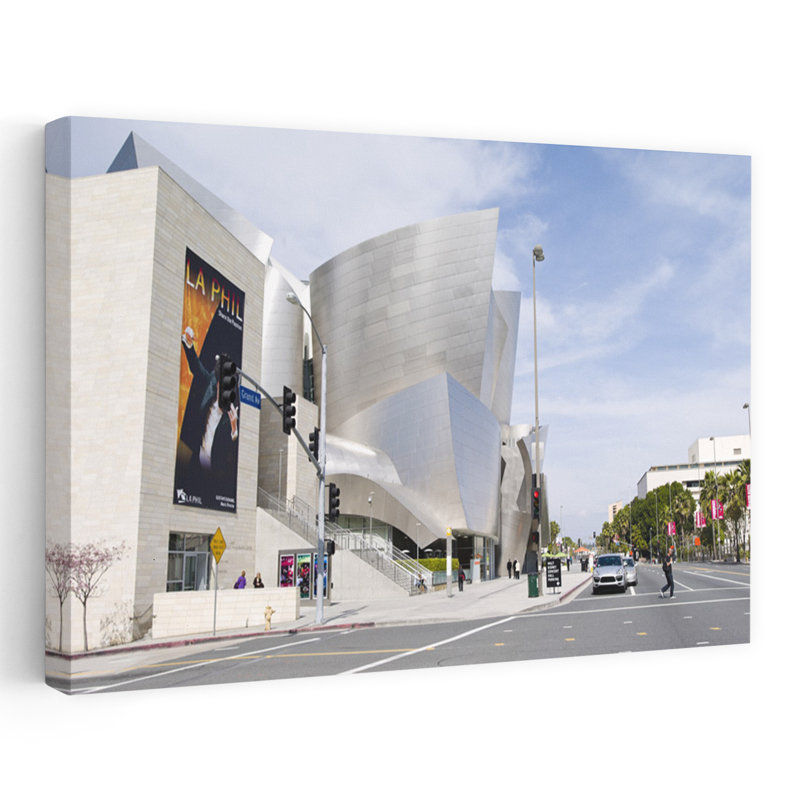 Disney Hall Los Angeles California USA by Scott M. Tansey - Wrapped Canvas Print, 91.44 cm H x 60.96 cm W