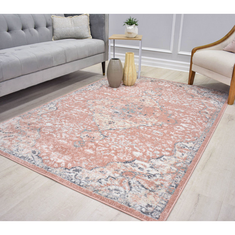 Tapis rose amande Gunson, Rectangle 5 pi x 7 pi
