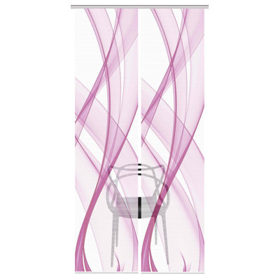 Semi Sheer Sliding Panel Pair