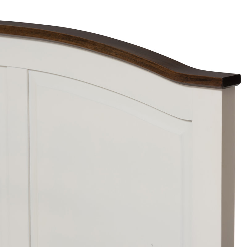 Lit plateforme en bois massif Lisdale, Simple