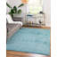 Tapis bleu sarcelle en polypropylène tissé à la machine Brissa-1581614652