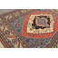 Tapis médaillon traditionnel en laine noué à la main 7 pi 11 po x 10 po x 10 pi