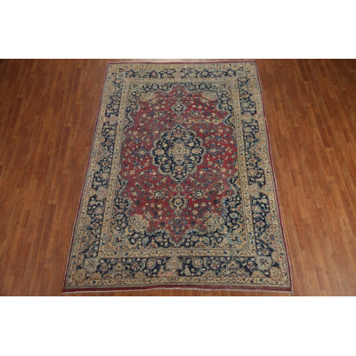 Tapis traditionnel en laine vieilli 7 x 10