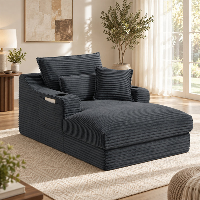47.2 " Corduroy Sofa