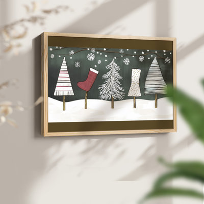 Art de Noël - Div - Reproduction encadrée - Restickable