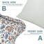 Housse de coussin à motif de blocs de coton fabriqué à la main Fabividine Mandakni - 16 po x 16 po-267652108