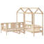 Day Bed And Bench Set With Roof Without Mattress-158061126