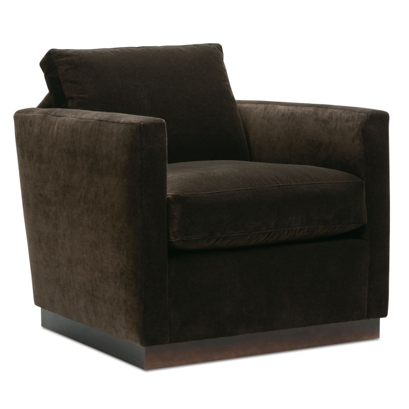 Allie Swivel Chair, Cocoa Velvet (JB101-94), Gracious Living