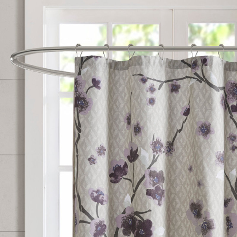 Rideau de douche en coton