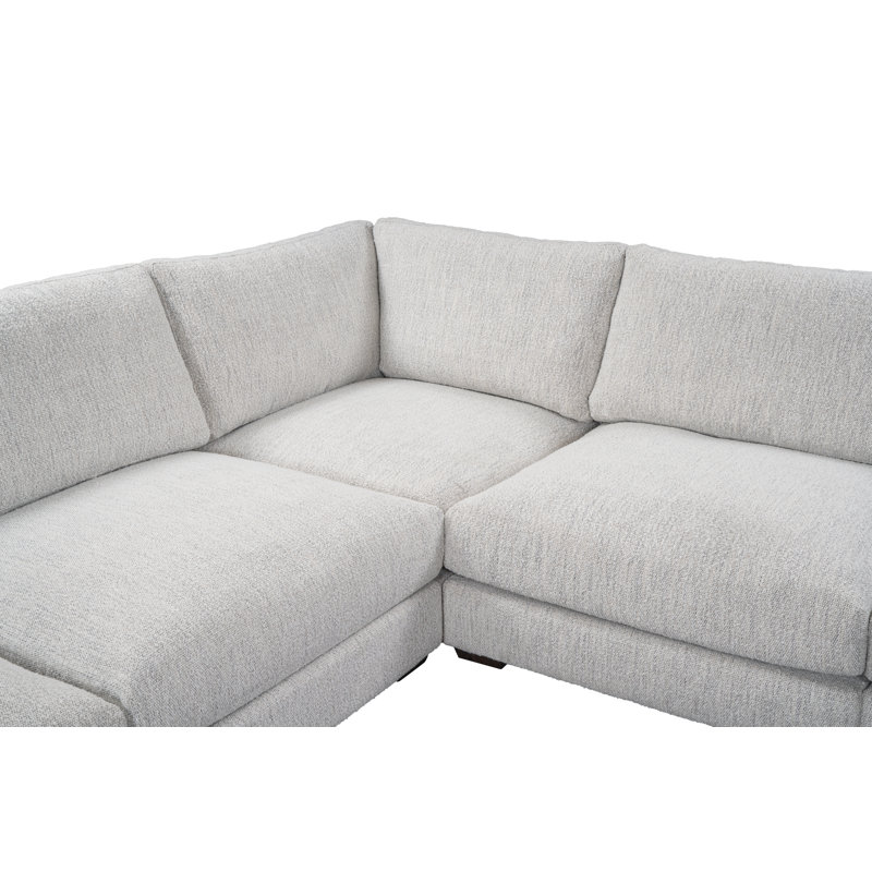 Ludwig 5-piece Upholstered Fabric Sectional Sofa