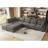 Oversized U-Shaped Sectional Couch, Full Seats Hidden Storage For Family Room-877943781