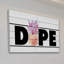« dope ananas » par diana alcala, reproduction d’art sur bois blanc-22480997