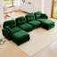 Canapé modulaire en U modulaire avec repose-pieds