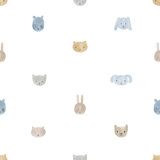 Little Explorers 2 Happy Animal Heads Wallpaper Roll