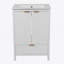 Ensemble de meuble-lavabo moderne avec lavabo, trou de robinet simple, panneaux de porte texturés, tiroir et rangement spacieux pour une utilisation pratique-1540553206