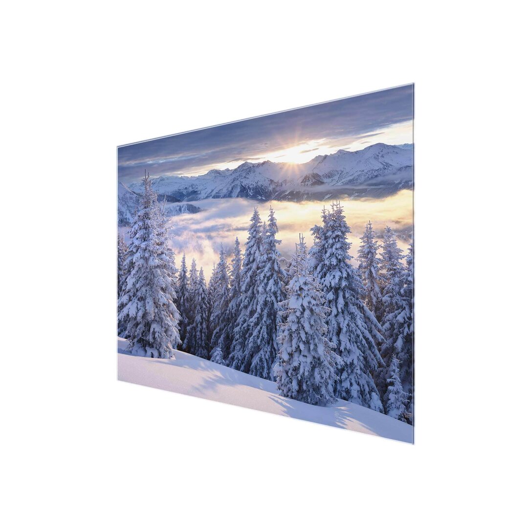 Glasbild View Of The Upper Tauern From Kreuzkogel, Austria