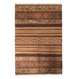 Wool Striped Area Rug