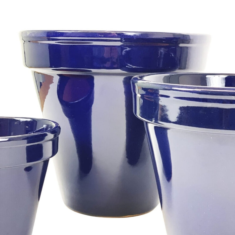 Lawryn Handmade Pot Planter, Blue