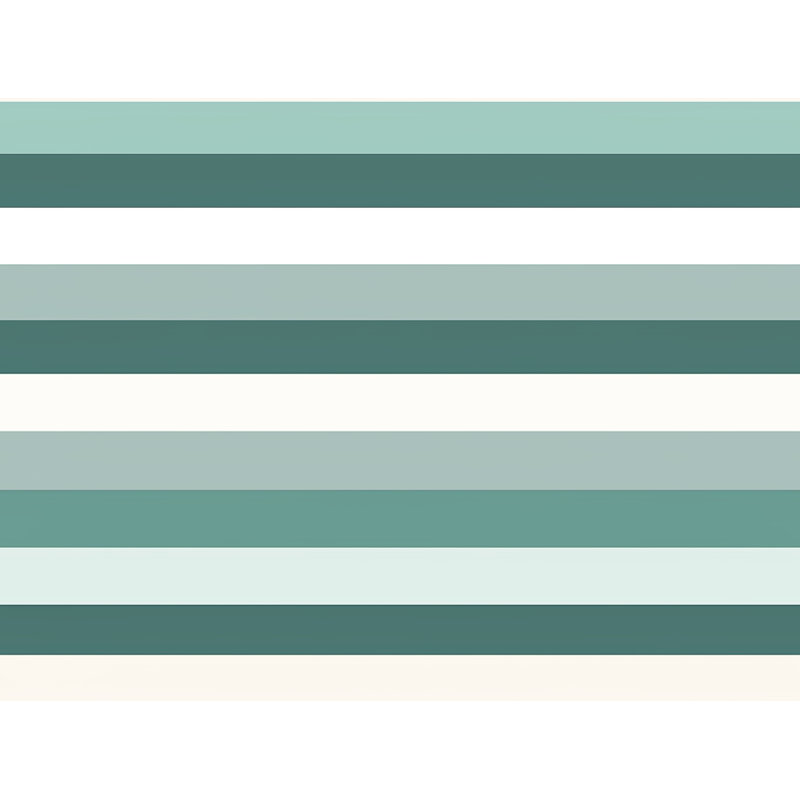 Striped Comforter, Twin Extra Long Comforter, Green/Silver