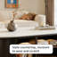 Table basse ovale en ardoise