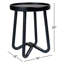 Modern Brazilian Solid Wood End Table-901769581