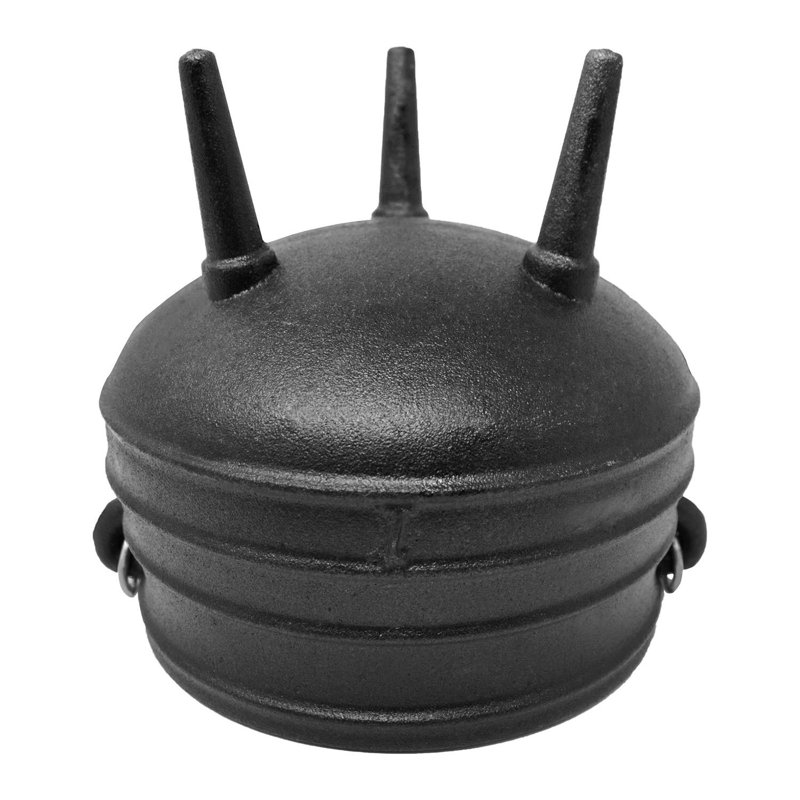 Klarstein Beefalo Cast Iron Round Casserole Dish, 3