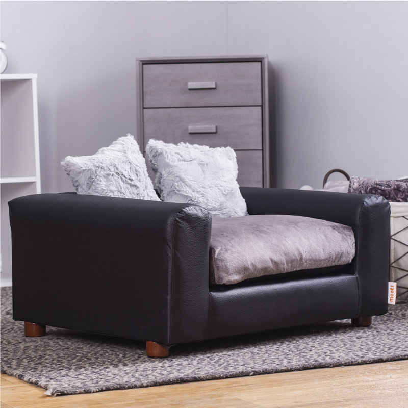 Canapé pour chien Kayenta, Noir / gris anthracite, Petit