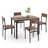 Yaker 4 - Person Four Leg Base Dining Set