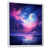 White Floater Framed